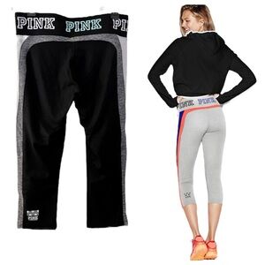 PINK by Victoria’s Secret Ultimate Yoga
Crop Leggings w/ Multi Logo Graphic